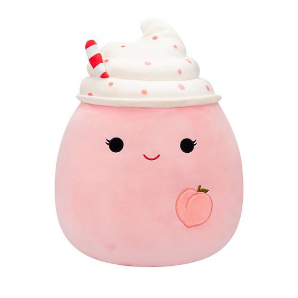Pink Plush Toy with Cream Topping